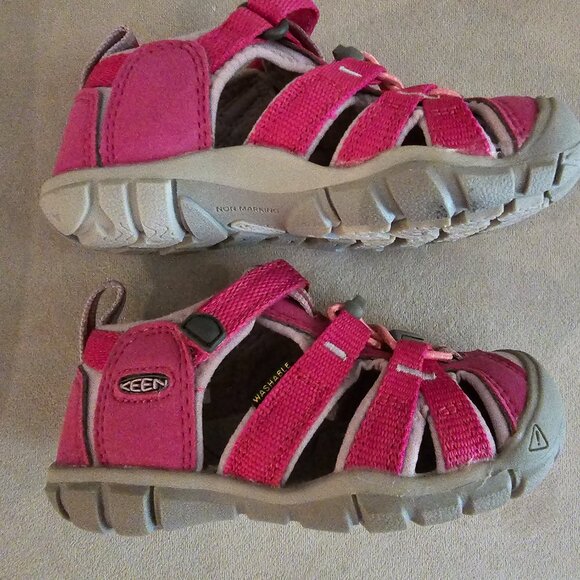 Keen Pink Water Sneakers - Size 8T - Picture 4 of 6